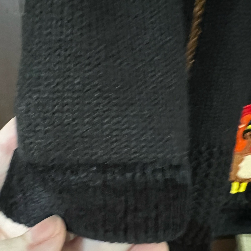 Quacker Factory Women’s Black Jacket with Colorful Embroidery for 🦃🧡🤎🖤💛 - Picture 6 of 10